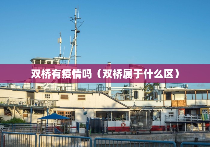 双桥有疫情吗（双桥属于什么区）