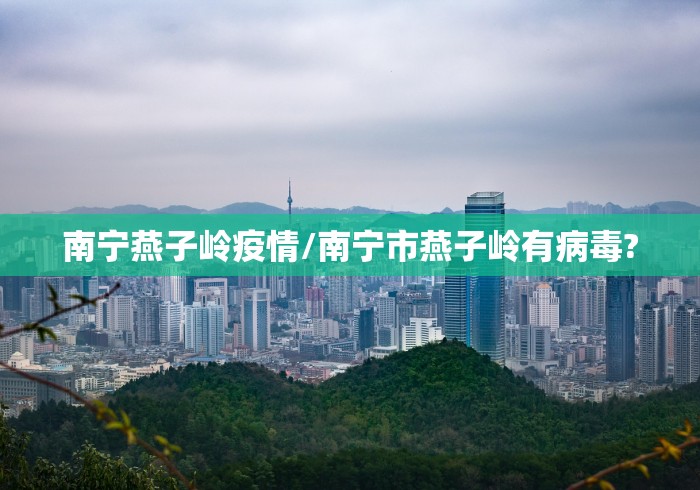 南宁燕子岭疫情/南宁市燕子岭有病毒?