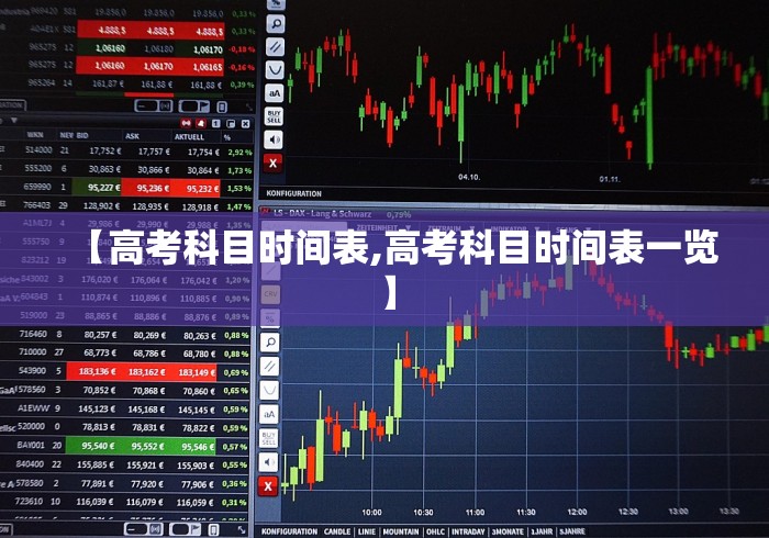 【高考科目时间表,高考科目时间表一览】