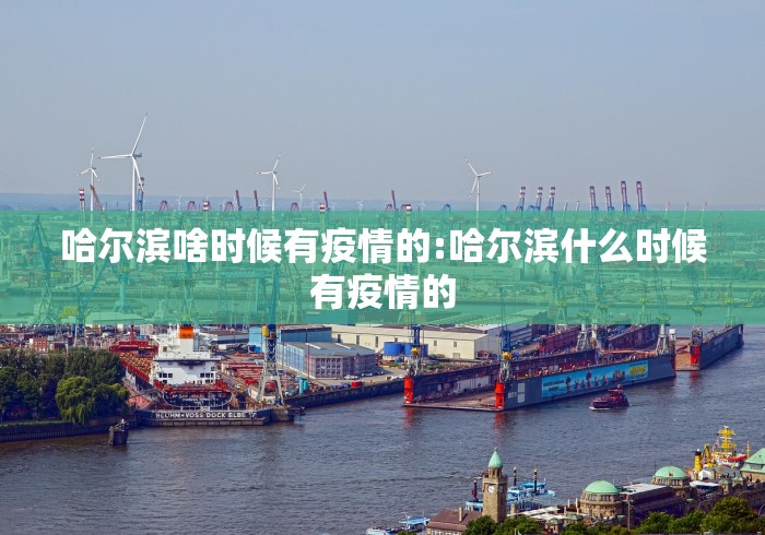 哈尔滨啥时候有疫情的:哈尔滨什么时候有疫情的