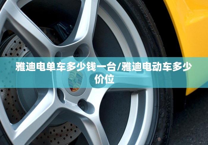 雅迪电单车多少钱一台/雅迪电动车多少价位