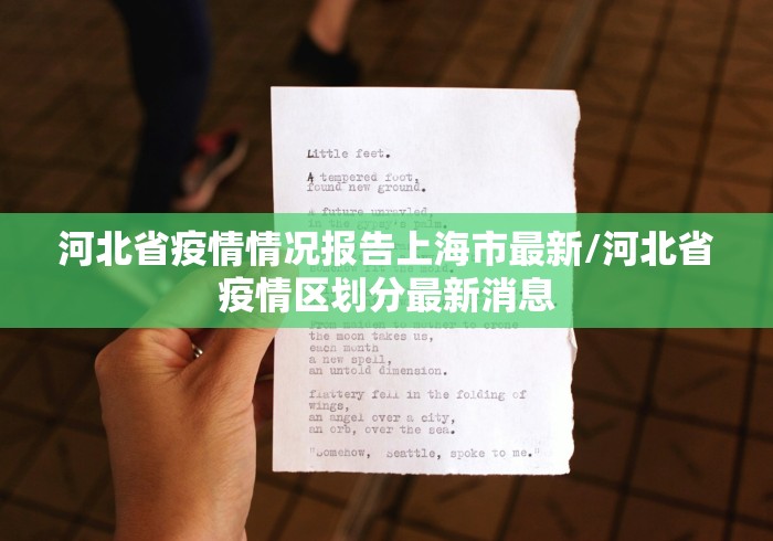 河北省疫情情况报告上海市最新/河北省疫情区划分最新消息