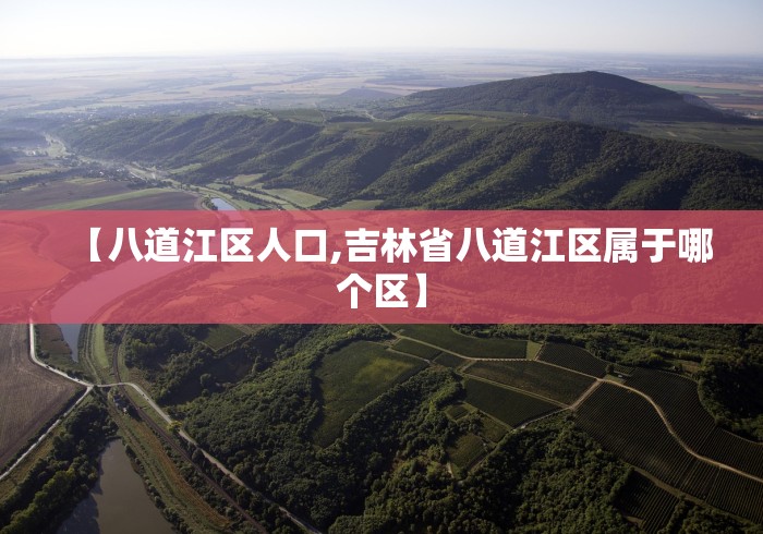 【八道江区人口,吉林省八道江区属于哪个区】