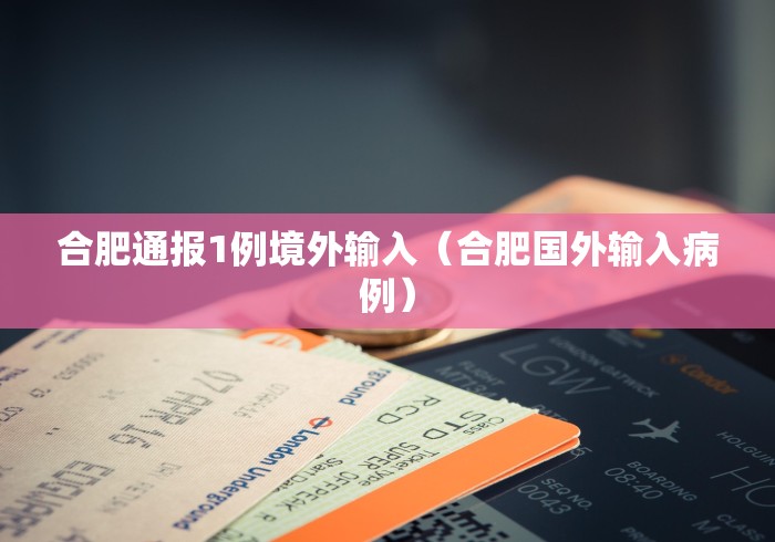 合肥通报1例境外输入（合肥国外输入病例）