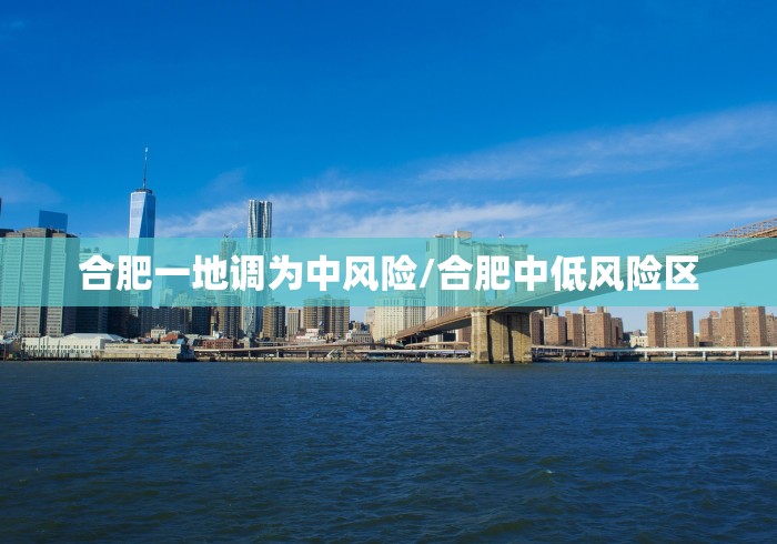 合肥一地调为中风险/合肥中低风险区