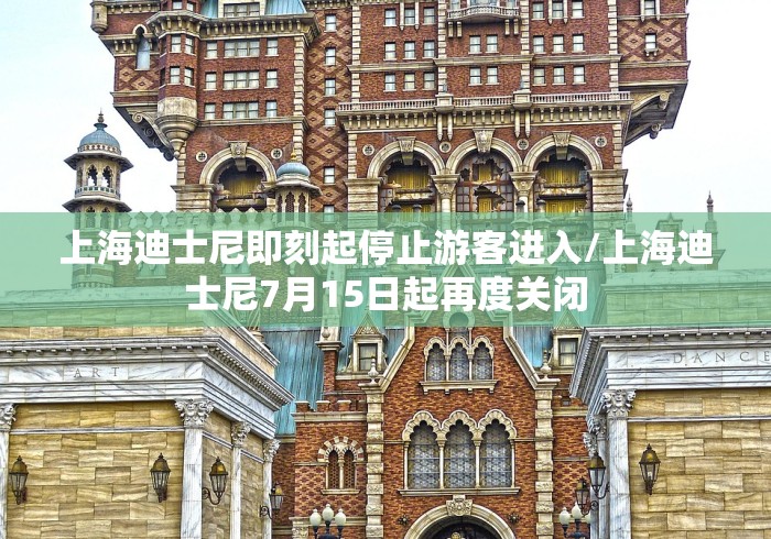 上海迪士尼即刻起停止游客进入/上海迪士尼7月15日起再度关闭