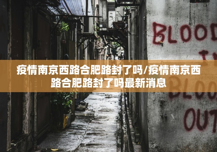 疫情南京西路合肥路封了吗/疫情南京西路合肥路封了吗最新消息