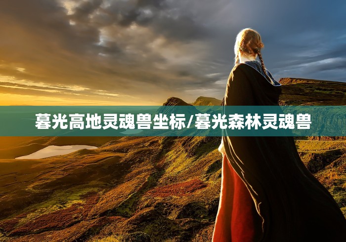暮光高地灵魂兽坐标/暮光森林灵魂兽