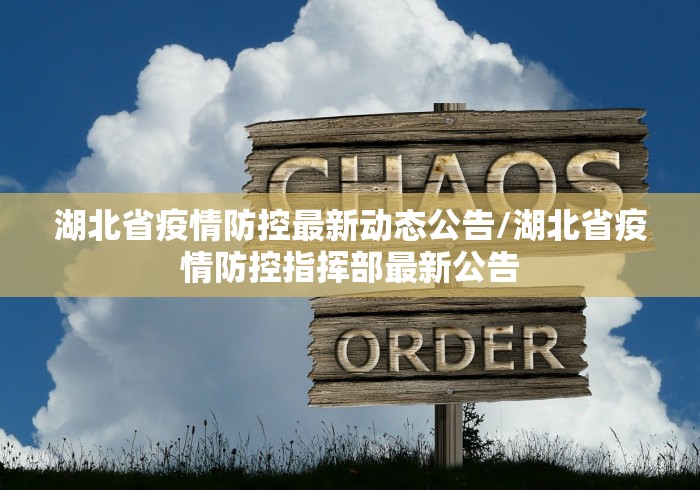 湖北省疫情防控最新动态公告/湖北省疫情防控指挥部最新公告