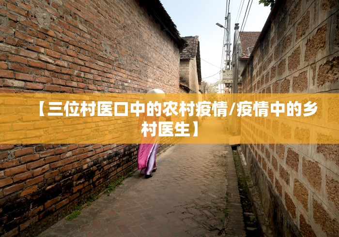 【三位村医口中的农村疫情/疫情中的乡村医生】