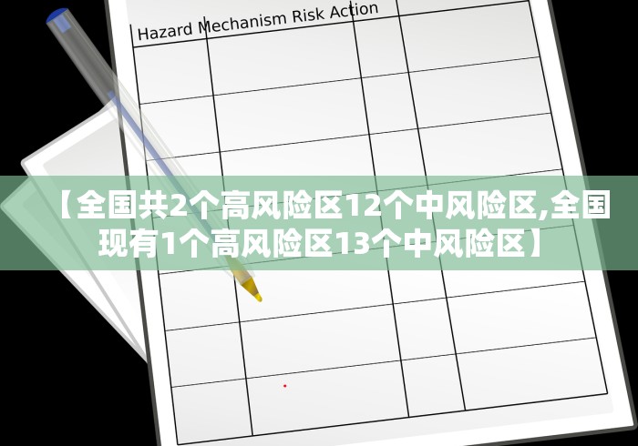 【全国共2个高风险区12个中风险区,全国现有1个高风险区13个中风险区】